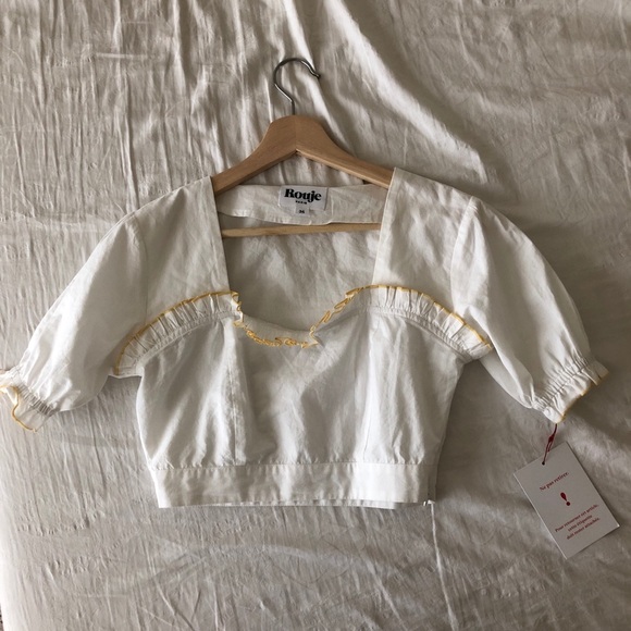 NWT Rouje Amy crop top size 34 - Picture 4 of 4